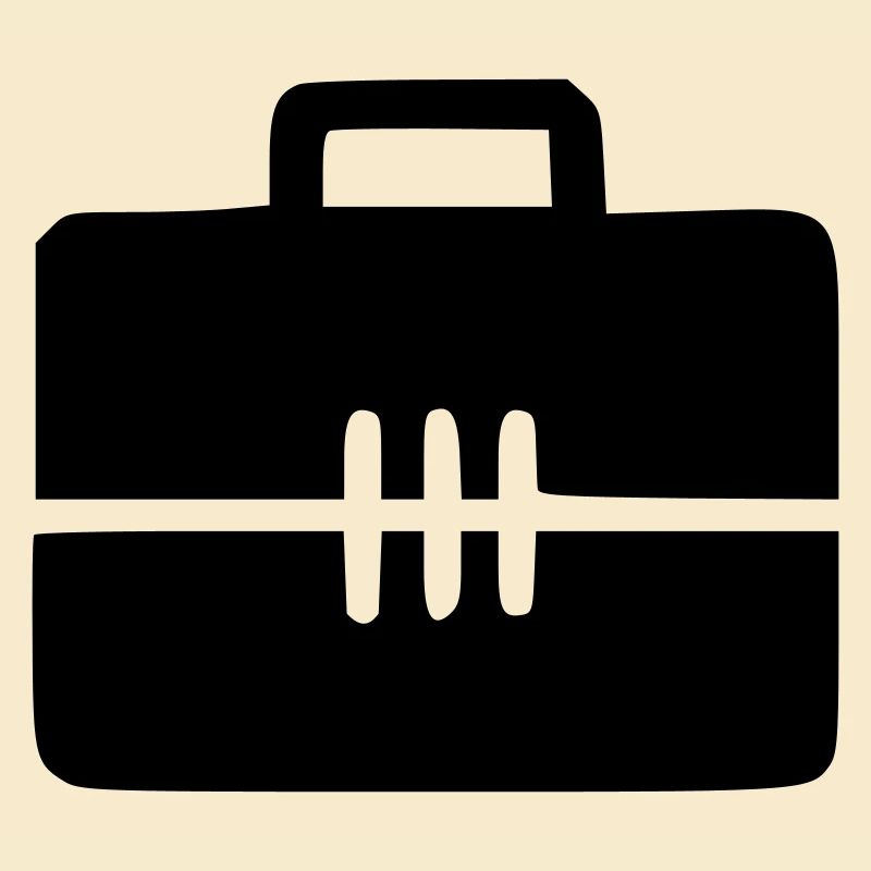 Briefcase Office Icon Minimal Icon Vector