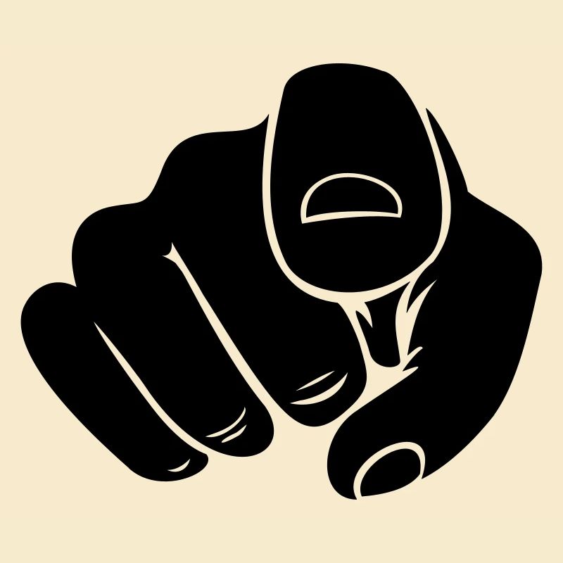 Zeigen Hand Finger