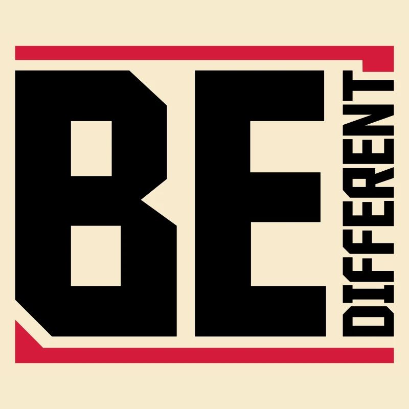 Soyez différent Logo Design