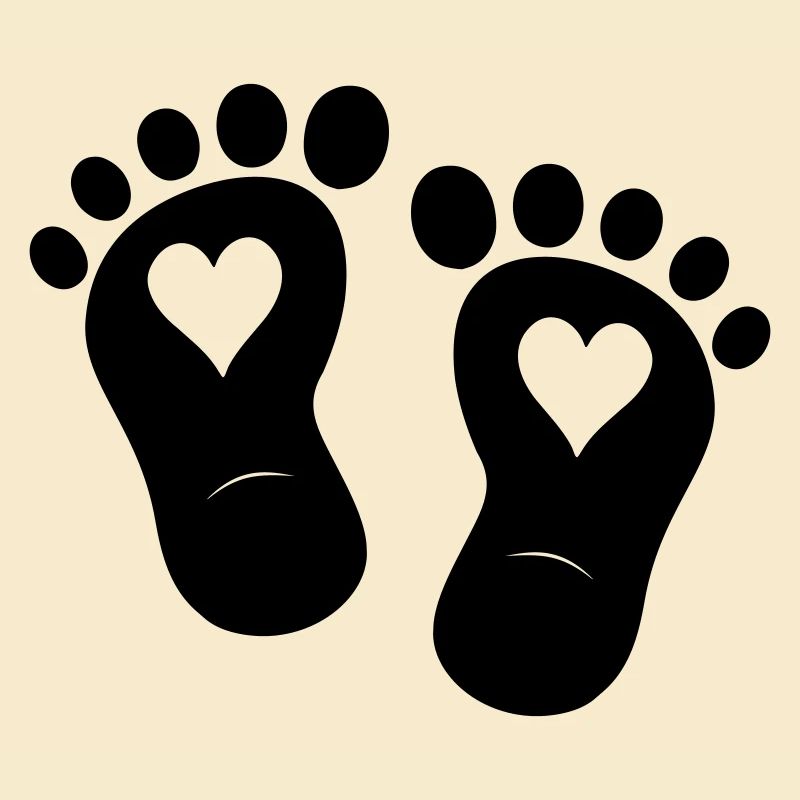 Pieds d’enfants naissance de bébé