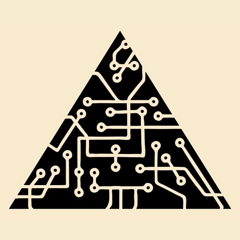 triangular shape microchip technology cool design