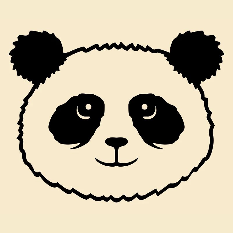 Panda Bear Face Cute Head Cute Smile Cute Nice