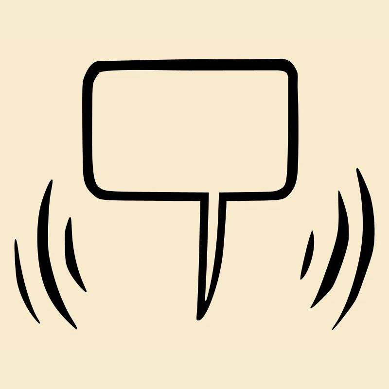 Speech bubble empty