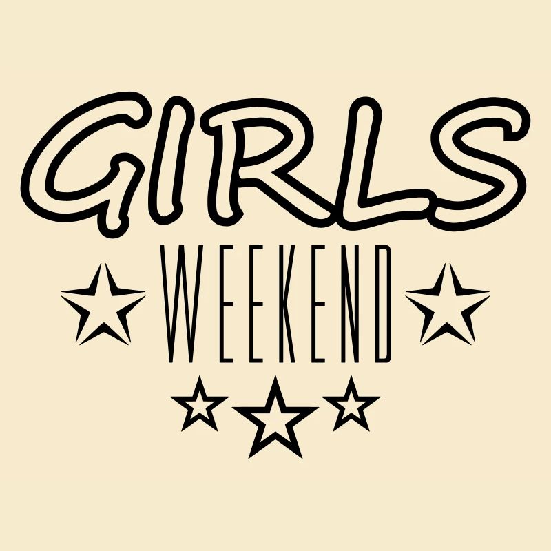 étoiles de conception week-end week-end filles voyage vacances