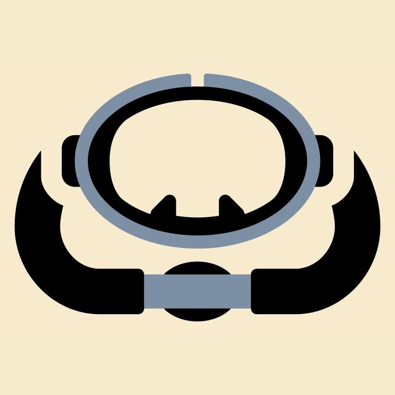 scuba diving retro logo
