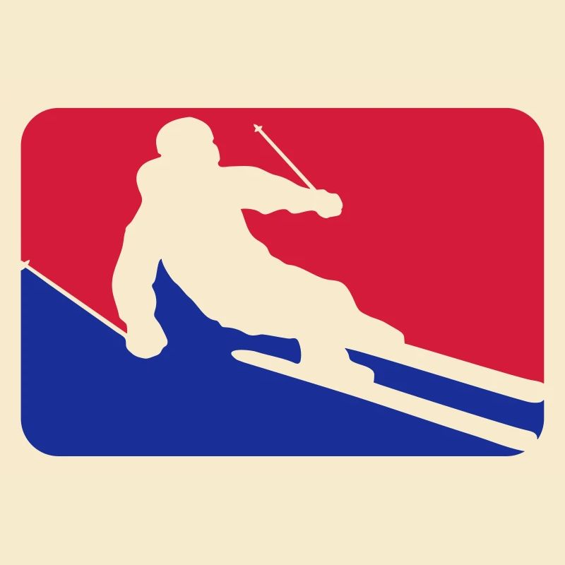 button frame shield ski drive down mountain winter