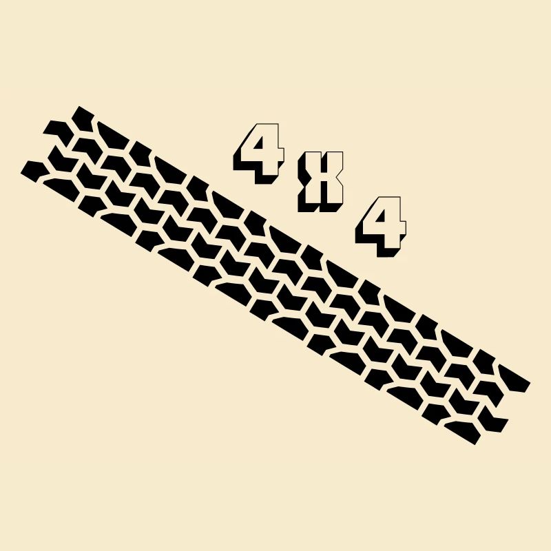 Tire tracks 4x4