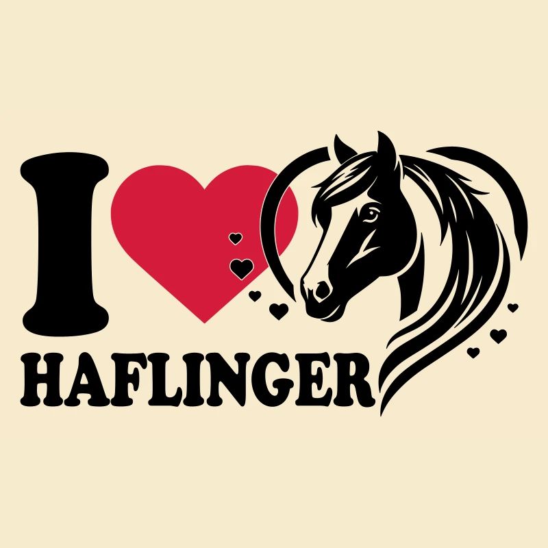 J’adore le cheval Haflinger