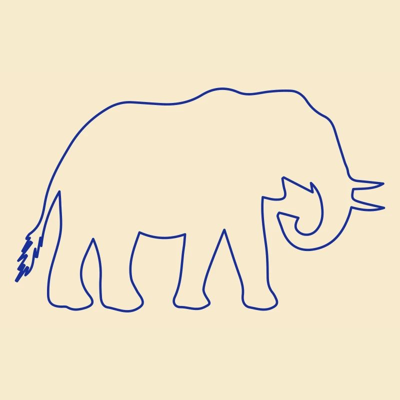 Elephant Outline