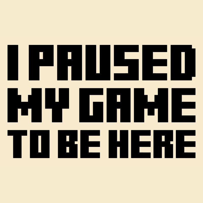 Pixel Game Paused