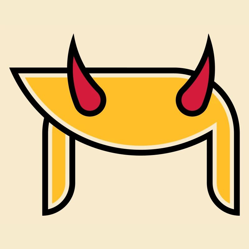 Donald  Horns (Hairstyle Devil Pop Art / 3C)