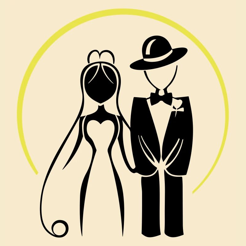 Brautpaar Ehepaar Hochzeit