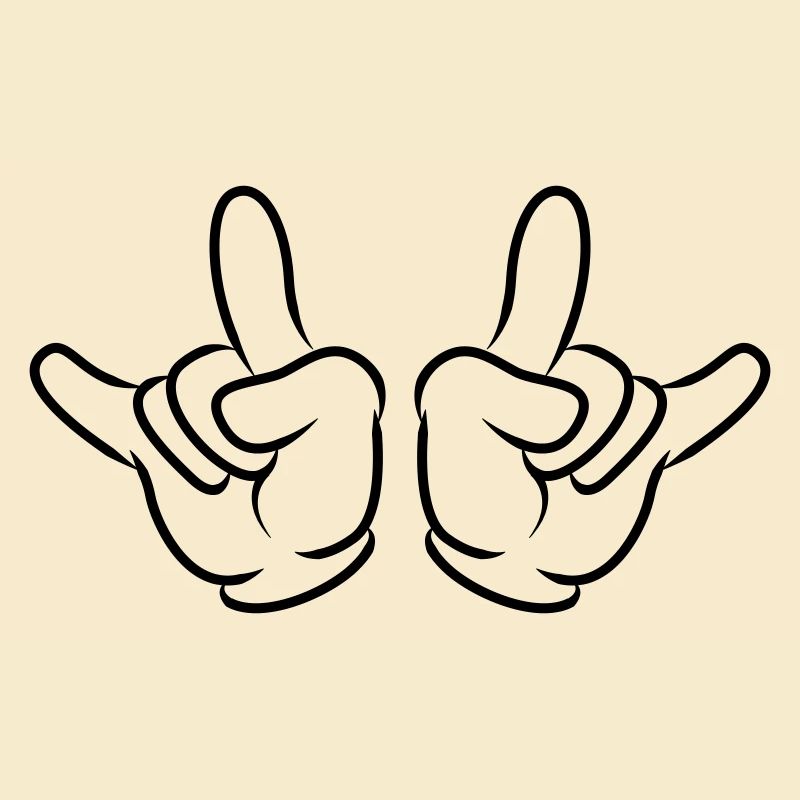 Symbole de jupe à main