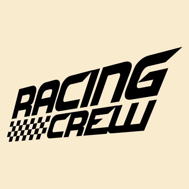 Racing Crew Cool Team disant aimer la conduite automobile de course