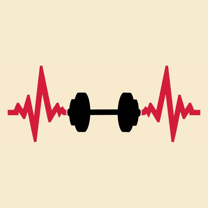 pulse frequency hantel cool design heart beat trai