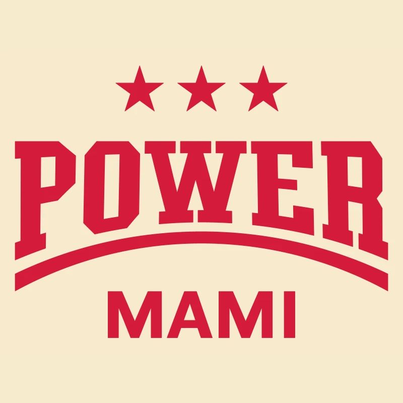 Power Mami (Mama, Mutti, Mutter, Muttertag / Red)