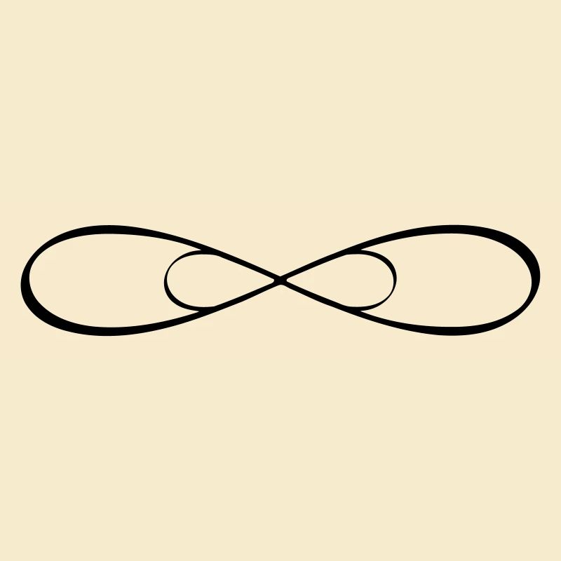 Doppel Infinity Unendlichkeit Zeichen Freundschaft