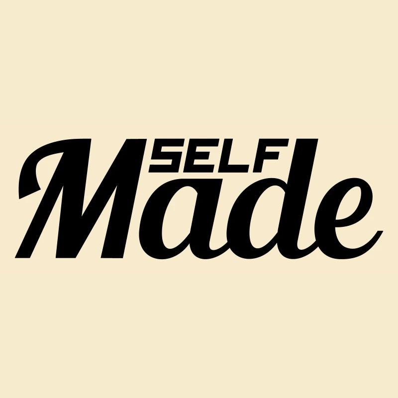 text successful shield logo rich self made man m