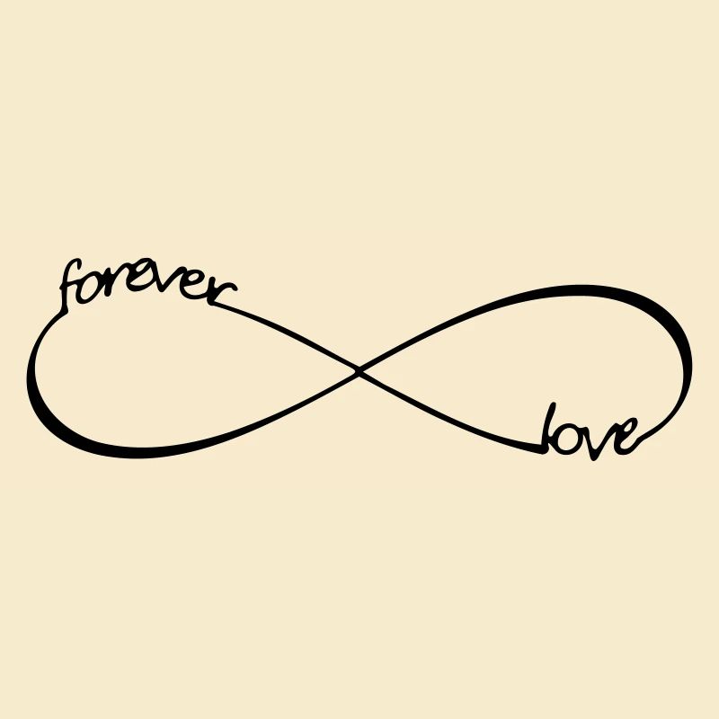 Forever Love symbole de l'infini 8