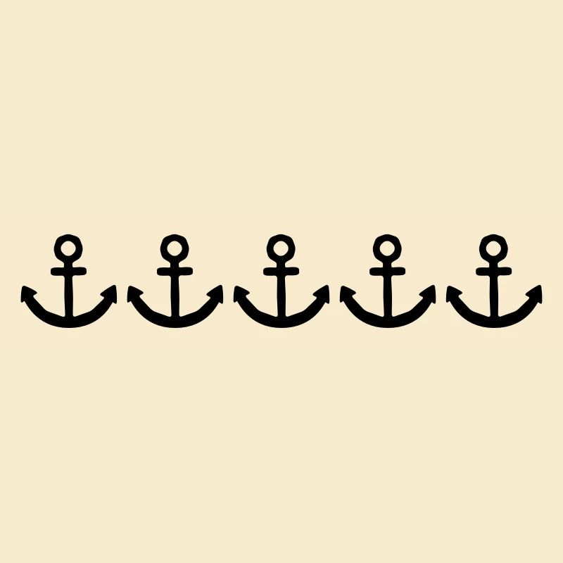 row pattern anchor many tattoo boat boat swim