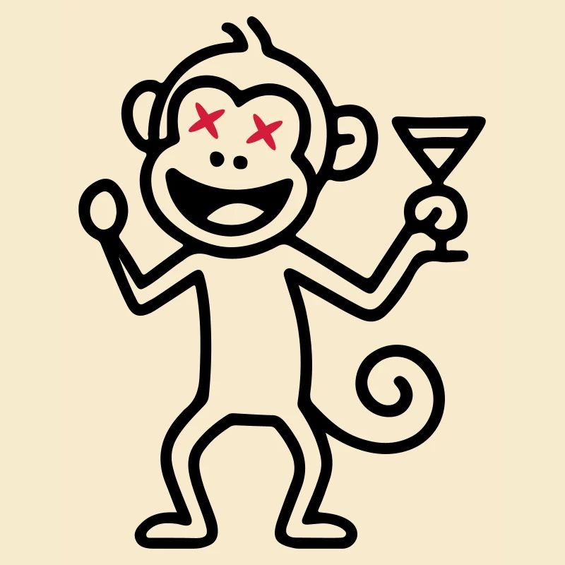 Fête de Singe Drôle