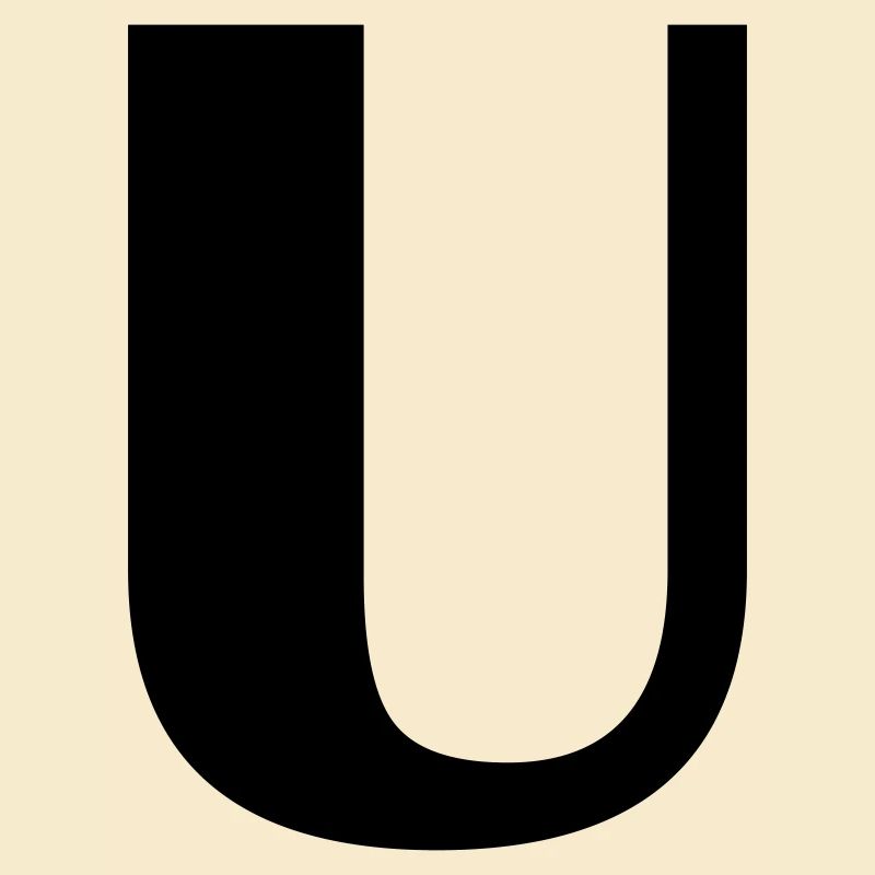 Letter U