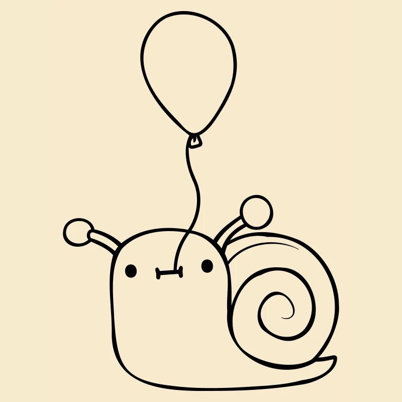 Balloon Snail Cute