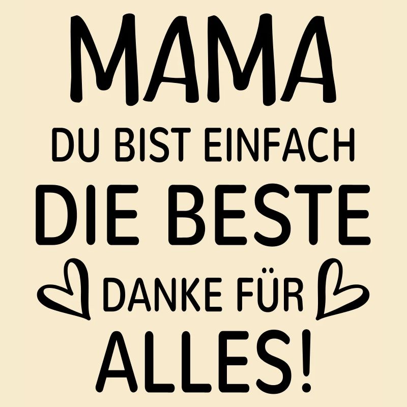 Beste Mutter Danke Mama bedanken Geschenk Herz