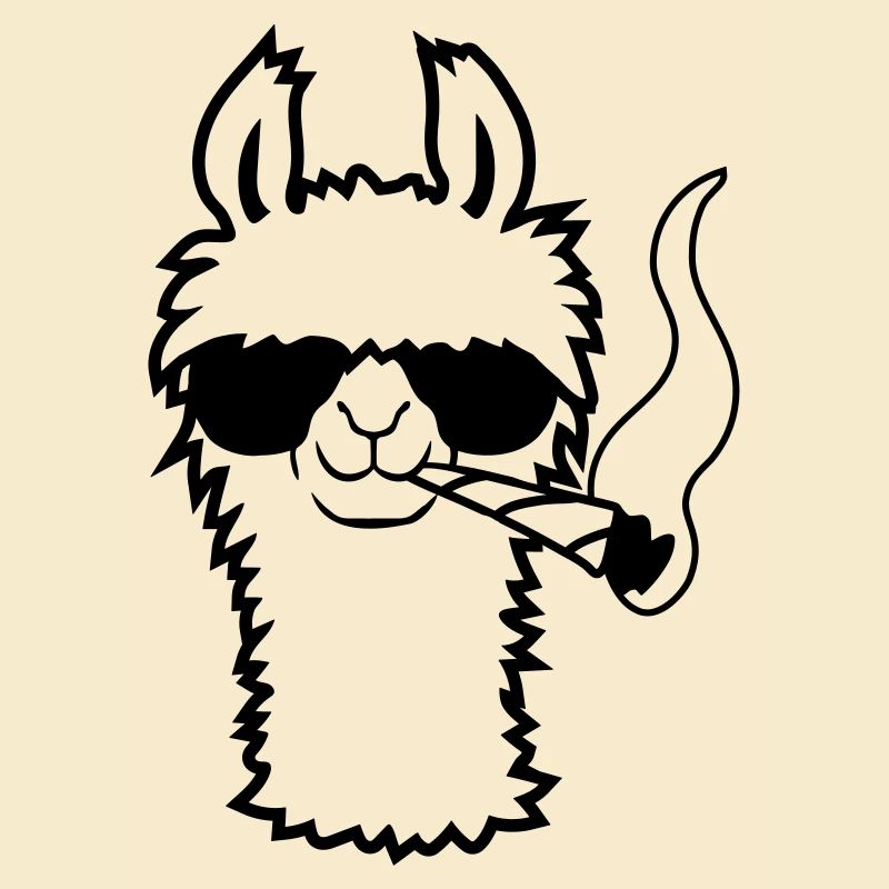 Lama Mit Joint
