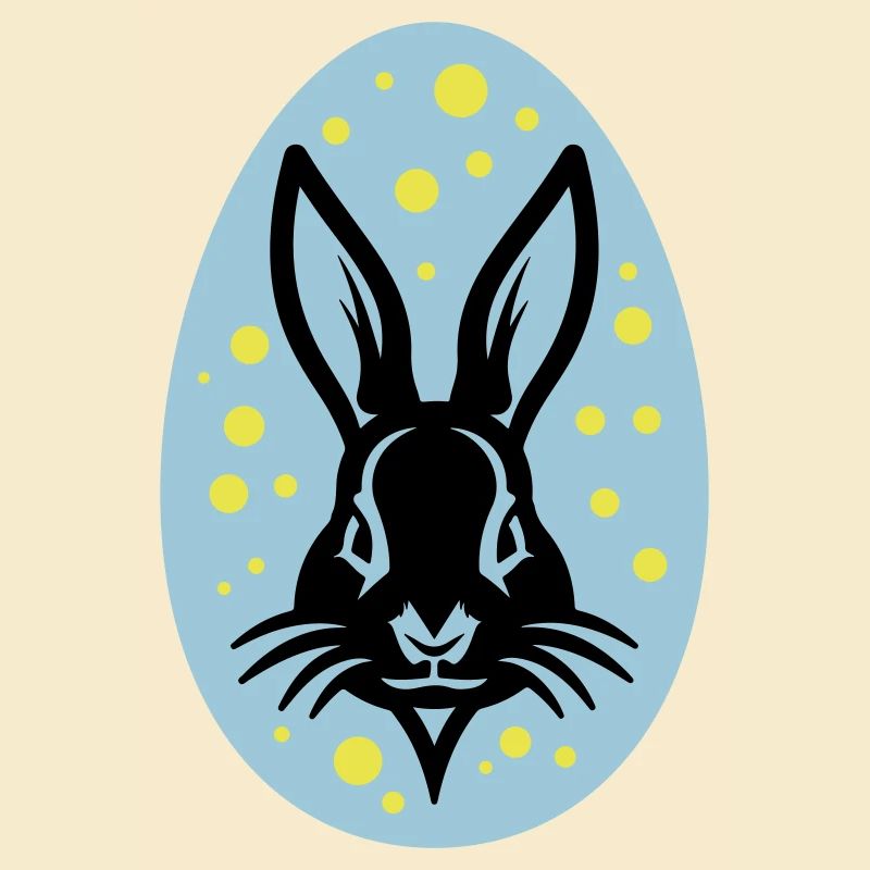 Oeuf de Pâques lapin de Pâques icône Pâques