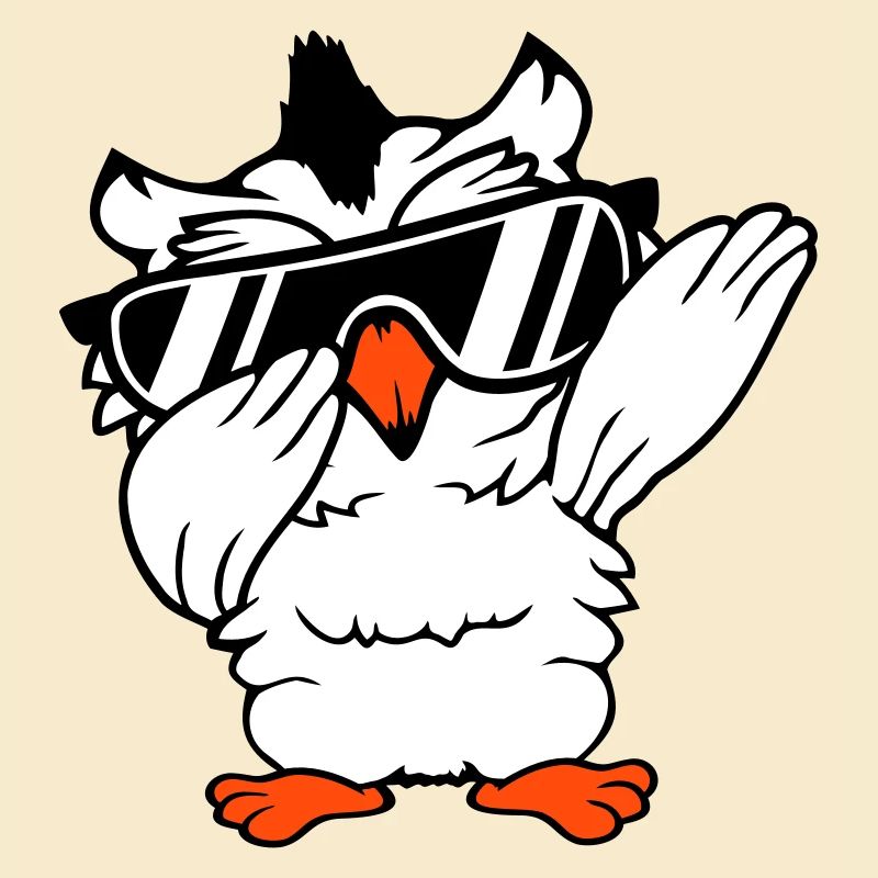 Eule Dabbing Dab Dance Pose Geste Sonnenbrille süß