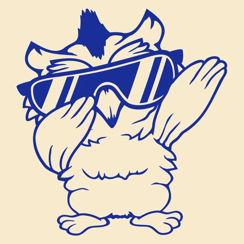 Eule Dabbing Dab Dance Pose Geste Sonnenbrille süß