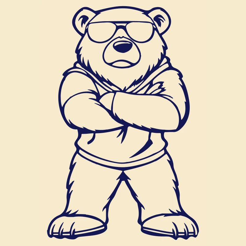 eisbär comic cool