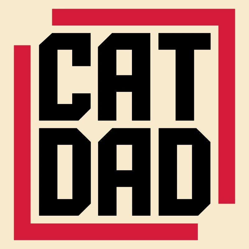 Cat Dad Logo Design