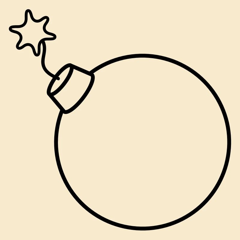 burned round ball sphere circle text b