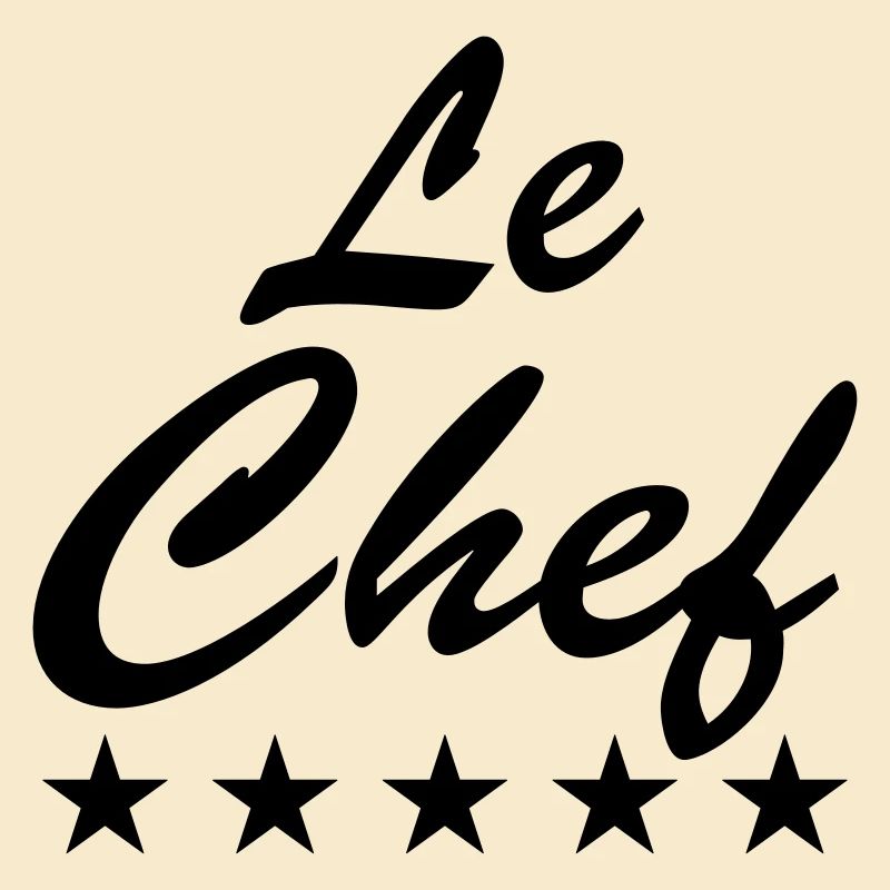 Le Chef Star Chef Logo Chef Texte Star Chef