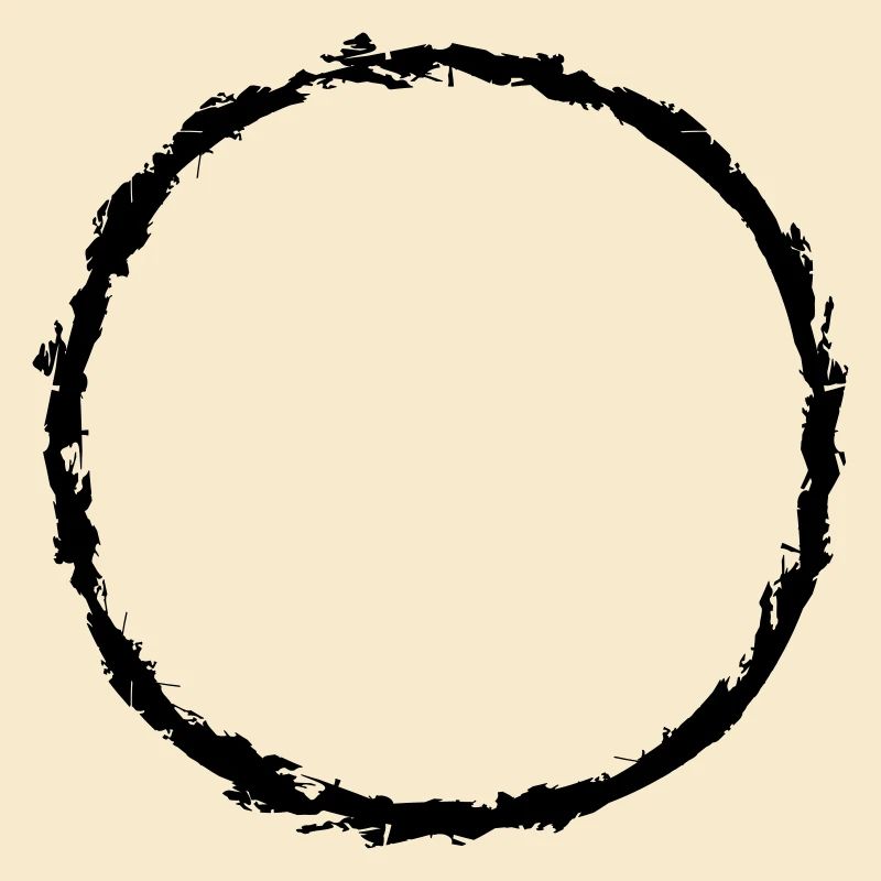 duenner ring cracked round circle round stripe line