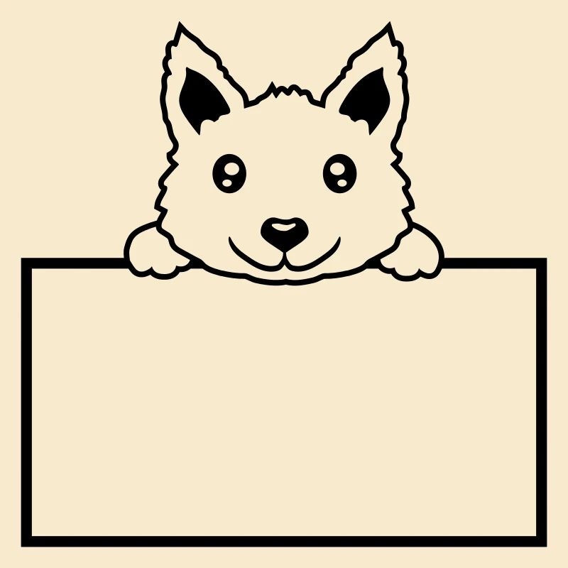 Insert Text Dog Shield