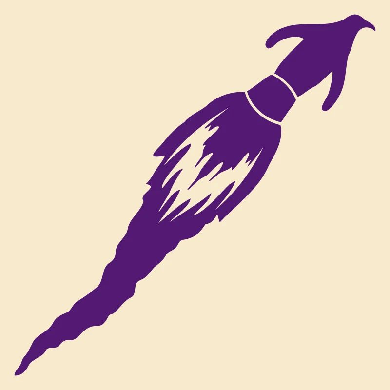 Funny Penguin Rocket Fire Fun Flight Flying