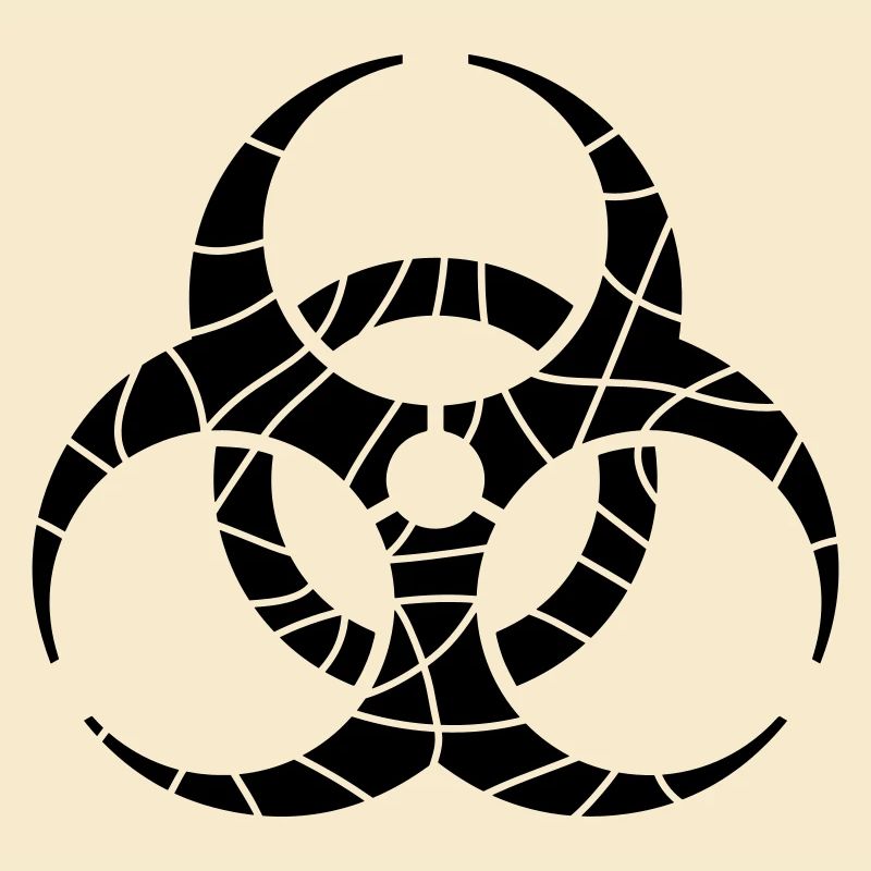 Biohazard Symbol Risse Design