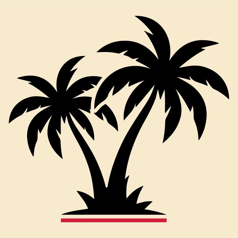 Palm Trees Beach Icon