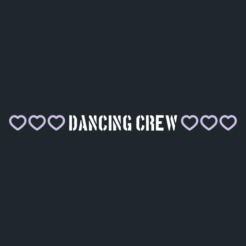 Coeurs de l’équipe de danse