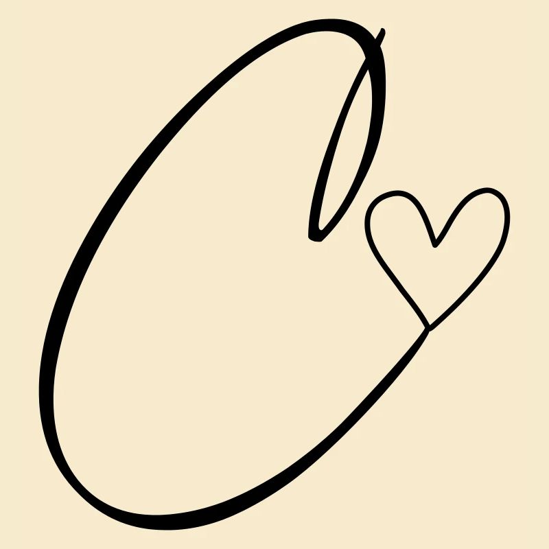 Letter C Letter C Calligraphy