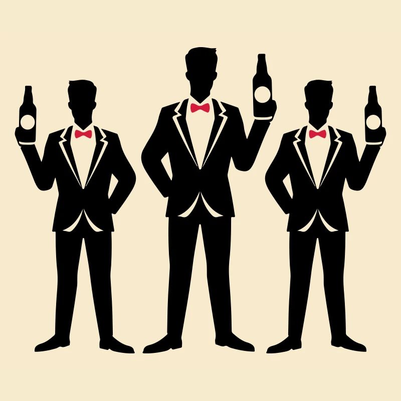 Bräutigam Hochzeit Junggesellenabschied