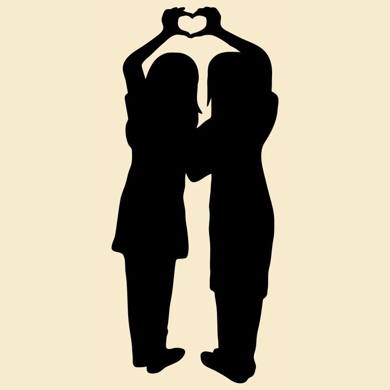 Silhouette Handherz Copines