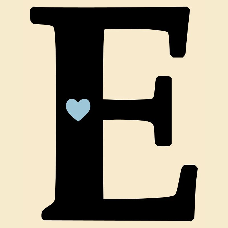 Letter E Initial point