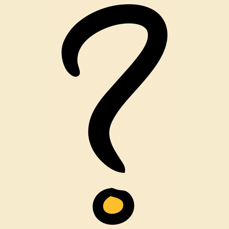 Question Mark Symbol, Punctuation Vector Drawing