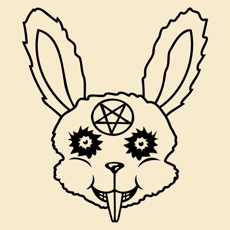 Pentagramme Lapin Satan
