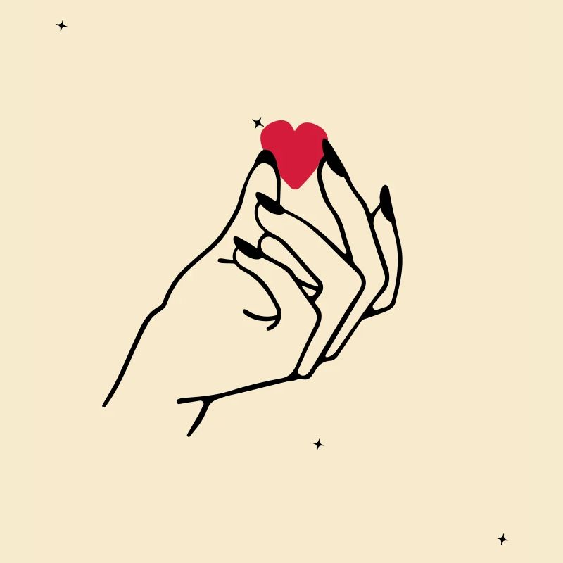 Main coeur