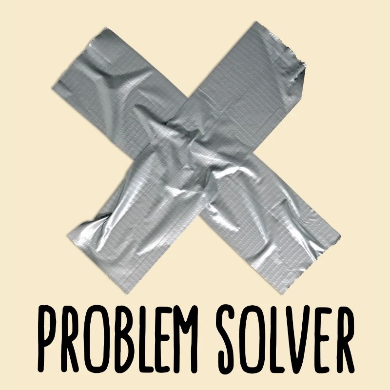 Funny Tape Man Father Problem solver
